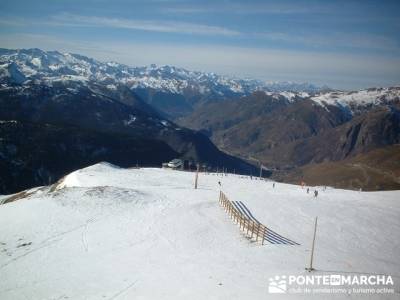 Esquí Baqueira; rutas la pedriza senderismo; equipo para senderismo